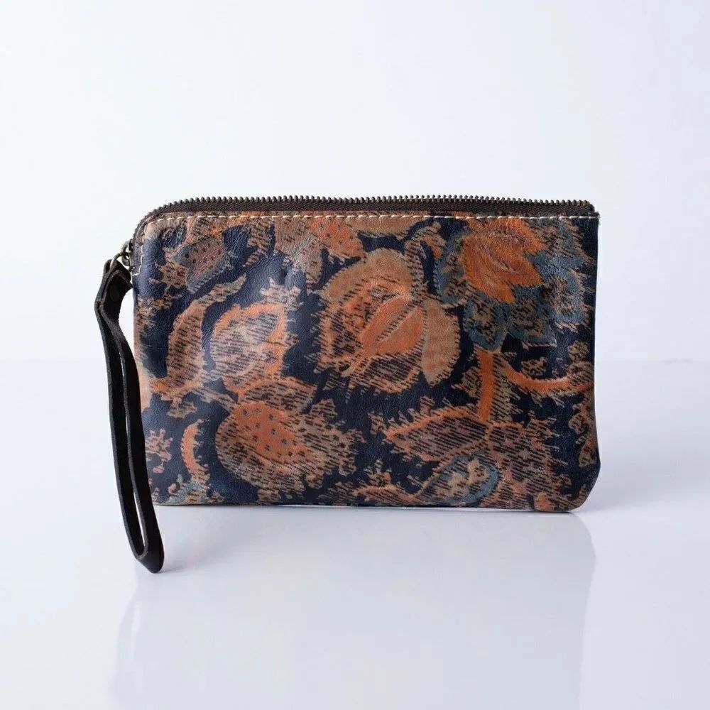 Patricia Nash Womens Leather Wristlet Clutch Purse